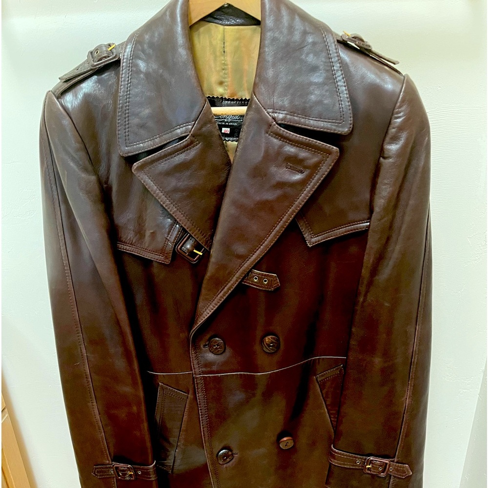 Men’s Leather Dress Coat